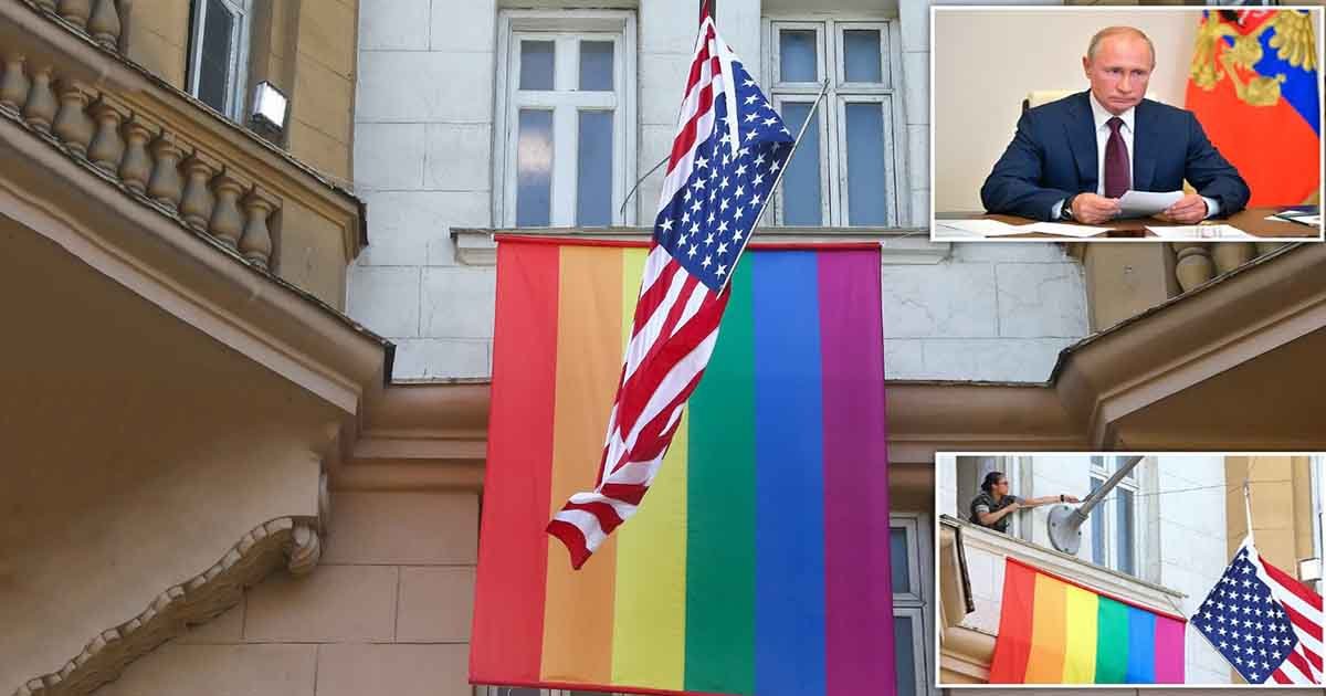 Vladimir Putin Mocks US Embassy in Moscow for Flying Rainbow Flag to Celebrate LGBT Rights